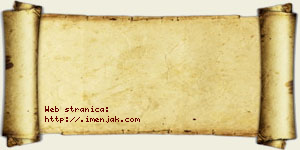 Ignjat Stamenković vizit kartica